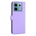 For Xiaomi Redmi Note 13 Pro 5G Four-leaf Embossed Leather Phone Case(Purple)
