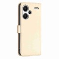 For Xiaomi Redmi Note 13 Pro+ 5G Four-leaf Embossed Leather Phone Case(Gold)