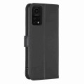 For Xiaomi Redmi K30S Four-leaf Embossed Leather Phone Case(Black)