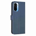 For Xiaomi Mi 11i / Poco F3 Four-leaf Embossed Leather Phone Case(Blue)