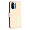 For Xiaomi Mi 11i / Poco F3 Four-leaf Embossed Leather Phone Case(Gold)