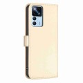 For Xiaomi 12T / 12T Pro Four-leaf Embossed Leather Phone Case(Gold)