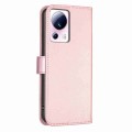 For Xiaomi 13 Lite 5G Four-leaf Embossed Leather Phone Case(Pink)