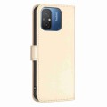 For Xiaomi Poco C55 / Redmi 12C Four-leaf Embossed Leather Phone Case(Gold)
