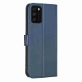For Xiaomi Poco M3 Four-leaf Embossed Leather Phone Case(Blue)