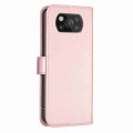 For Xiaomi Poco X3 Four-leaf Embossed Leather Phone Case(Pink)