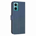 For Xiaomi Redmi 10 5G / Note 11E Four-leaf Embossed Leather Phone Case(Blue)