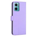 For Xiaomi Redmi 10 5G / Note 11E Four-leaf Embossed Leather Phone Case(Purple)