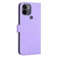 For Xiaomi Redmi A1+ / A2 Four-leaf Embossed Leather Phone Case(Purple)