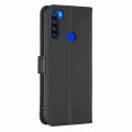 For Xiaomi Redmi Note 8T Four-leaf Embossed Leather Phone Case(Black)