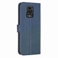 For Xiaomi Redmi Note 9 Pro Max Four-leaf Embossed Leather Phone Case(Blue)
