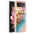 For Samsung Galaxy Z Flip3 5G Electroplating IMD TPU Phone Case(Dream Butterfly)