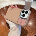 For iPhone 11 Skin Feel PC Liquid Silicone Phone Case(Milk Tea)