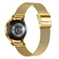 For Samsung Galaxy Watch 6 Quick Release Button Turtle Buckle Milan Watch Band(Gold)
