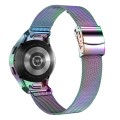 For Samsung Galaxy Watch 6 Quick Release Button Turtle Buckle Milan Watch Band(Colorful)