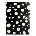 For iPad Pro 11.0 2022 / Air 10.9 2022 Dot Pattern Leather Smart Tablet Case(Black White)