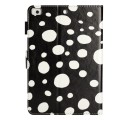 For iPad Pro 9.7 / 9.7 2018 / 2017 Dot Pattern Leather Smart Tablet Case(Black White)