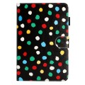7 inch Dot Pattern Leather Tablet Case(Black Colorful Dot)