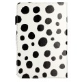 7 inch Dot Pattern Leather Tablet Case(White Black Dot)
