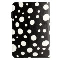 7 inch Dot Pattern Leather Tablet Case(Black White Dot)