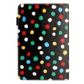 8 inch Dot Pattern Leather Tablet Case(Black Colorful Dot)