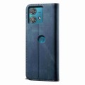 For Motorola Edge 40 Neo Denim Texture Flip Leather Phone Case(Blue)