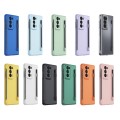 For Honor Magic V2 Integrated Skin Feel PC Phone Case with Pen / Pen Box(Light Blue)