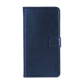 For Nothing Phone 2 idewei Crazy Horse Texture Leather Phone Case with Holder(Blue)