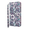 For Xiaomi Redmi Note 13 4G 3D Painting Pattern Flip Leather Phone Case(Swirl Pattern)