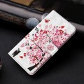 For Xiaomi Redmi Note 13 4G 3D Painting Pattern Flip Leather Phone Case(Cat Under The Tree)