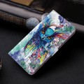 For Xiaomi Redmi Note 13 4G 3D Painting Pattern Flip Leather Phone Case(Watercolor Owl)