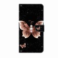 For Samsung Galaxy S24 5G Crystal 3D Shockproof Protective Leather Phone Case(Pink Diamond Butterfly