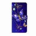 For Samsung Galaxy S24 5G Crystal 3D Shockproof Protective Leather Phone Case(Diamond Butterfly)