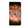 For Samsung Galaxy S24+ 5G Crystal 3D Shockproof Protective Leather Phone Case(Crystal Butterfly)