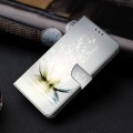 For Honor Magic6 Lite Crystal 3D Shockproof Protective Leather Phone Case(Light Lotus)