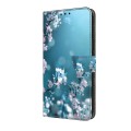 For Honor Magic6 Lite Crystal 3D Shockproof Protective Leather Phone Case(Plum Flower)