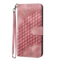 For Google Pixel 9 Pro YX0060 Elephant Head Embossed Phone Leather Case with Lanyard(Pink)