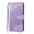 For Google Pixel 9 YX0060 Elephant Head Embossed Phone Leather Case with Lanyard(Light Purple)