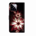 For Xiaomi 14 Crystal 3D Shockproof Protective Leather Phone Case(Fantastic Flower)