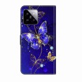 For Xiaomi 14 Crystal 3D Shockproof Protective Leather Phone Case(Diamond Butterfly)