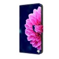For Xiaomi Redmi Note 13  5G Crystal 3D Shockproof Protective Leather Phone Case(Pink Petals)