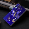 For Xiaomi Redmi Note 13  5G Crystal 3D Shockproof Protective Leather Phone Case(Diamond Butterfly)