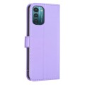 For Nokia G11 / G21 Four-leaf Embossed Leather Phone Case(Purple)