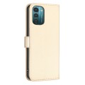 For Nokia G11 / G21 Four-leaf Embossed Leather Phone Case(Gold)