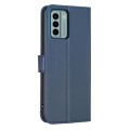 For Nokia G22 Four-leaf Embossed Leather Phone Case(Blue)