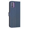 For Nokia G42 / G310 Four-leaf Embossed Leather Phone Case(Blue)