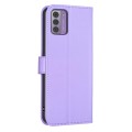 For Nokia G42 / G310 Four-leaf Embossed Leather Phone Case(Purple)