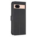 For Google Pixel 8a Four-leaf Embossed Leather Phone Case(Black)