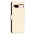 For Google Pixel 8a Four-leaf Embossed Leather Phone Case(Gold)