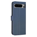 For Google Pixel 8 Pro Four-leaf Embossed Leather Phone Case(Blue)